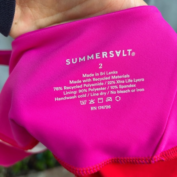 Summersalt Sidestroke One Piece swimsuit, BNWOT, size 2 - Picture 11 of 13